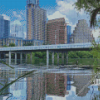 Lady Bird Lake In Austin Diamond Painting