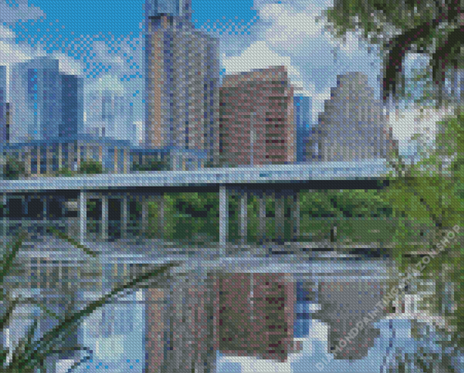 Lady Bird Lake In Austin Diamond Painting