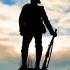 Lest We Forget Soldier Silhouette Diamond Painting