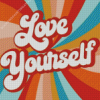 Love Yourself Pastel Art Diamond Painting