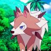 Lycanroc Diamond Painting