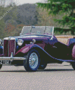 MG TD Car Diamond Painting