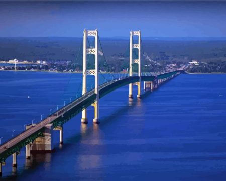 Mackinac Bridge Diamond Painting