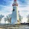 Marblehead Lighthouse Ohio Diamond Painting