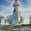 Marblehead Lighthouse Ohio Diamond Painting