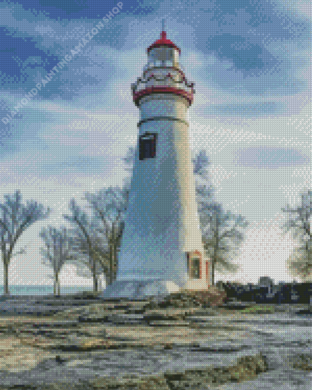 Marblehead Lighthouse Ohio Diamond Painting