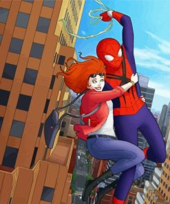 Mary Jane And Spider Man Diamond Painting