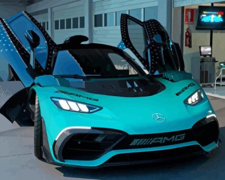 Mercedes Amg One Diamond Painting