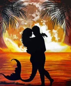 Mermaid In Love Diamond Painting