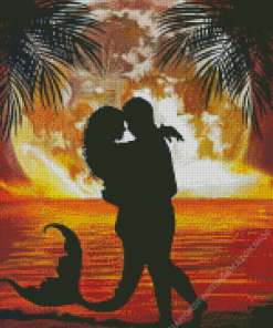 Mermaid In Love Diamond Painting