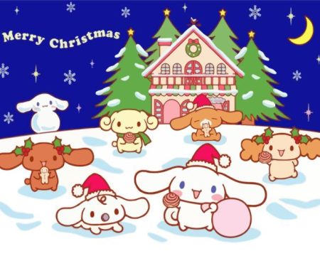 Merry Christmas Cinnamoroll Diamond Painting