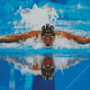 Michael Phelps Swimming Diamond Painting