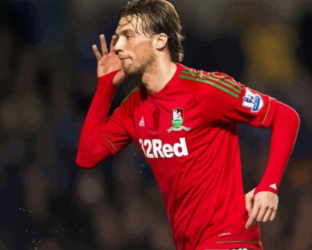 Michu Spanish Footballer Diamond Painting