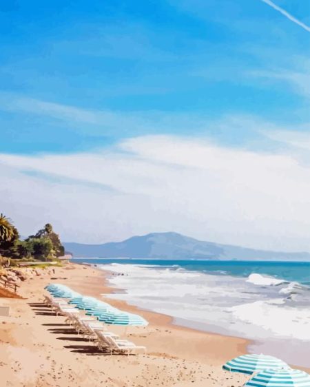 Miramar Beach Seascape Diamond Painting