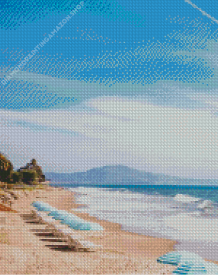 Miramar Beach Seascape Diamond Painting