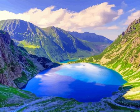 Morskie Oko Tatra Diamond Painting