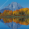 Mount Moran Lake Diamond Painting