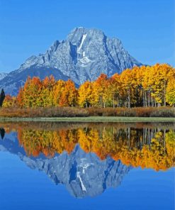 Mount Moran Lake Diamond Painting