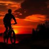 Mountain Biker Silhouette Diamond Painting