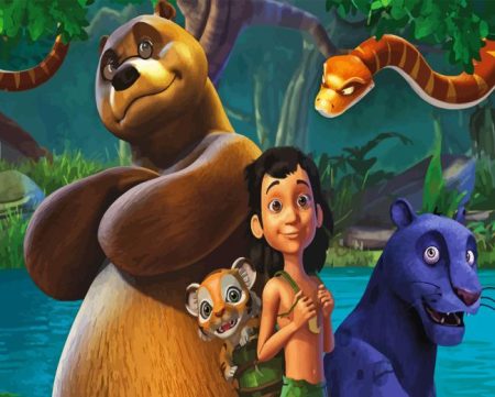 Mowgli Diamond Painting