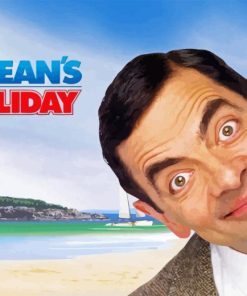 Mr Bean In Beach Diamond Painting