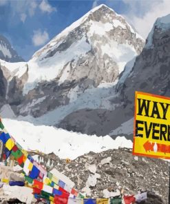 Mt Everest Base Camp Diamond Painting