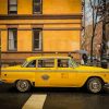 New York Yellow Taxi Cab Diamond Painting