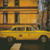 New York Yellow Taxi Cab Diamond Painting