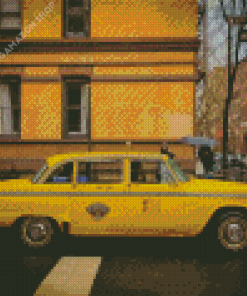 New York Yellow Taxi Cab Diamond Painting