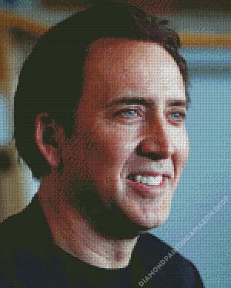 Nicolas Cage Diamond Painting