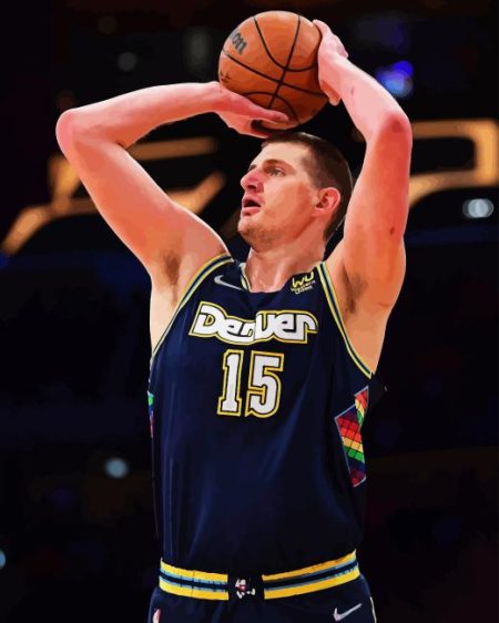 Nikola Jokic Basketball Diamond Painting