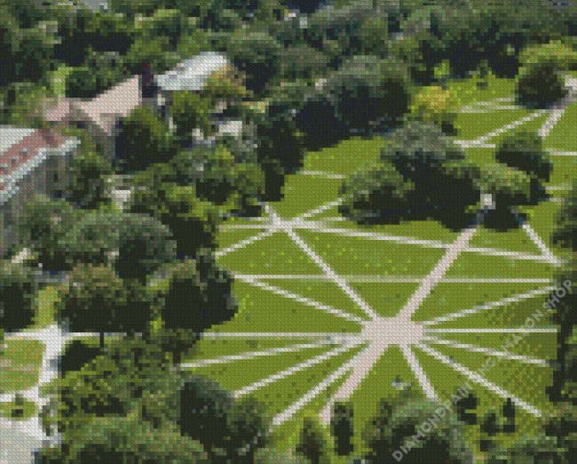 Ohio State University Garden Diamond Painting