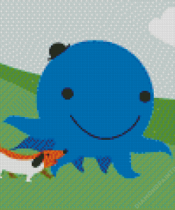 Oswald The Octopus Diamond Painting