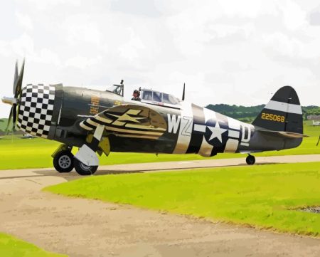 P47 Thunderbolt Diamond Painting