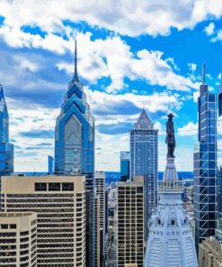 Philadelphia Skyline Diamond Painting