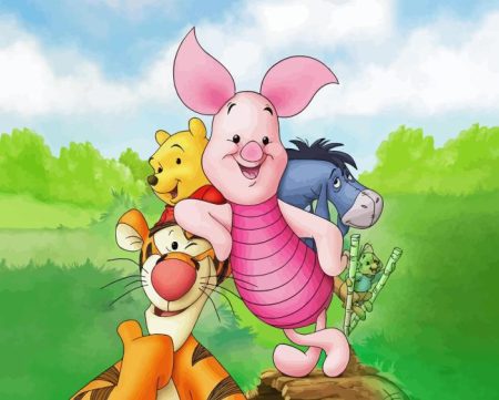 Piglets Big Diamond Painting