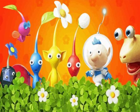 Pikmin Game Diamond Painting