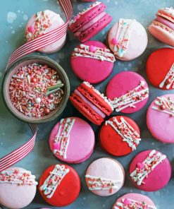 Pink Macarons Diamond Painting