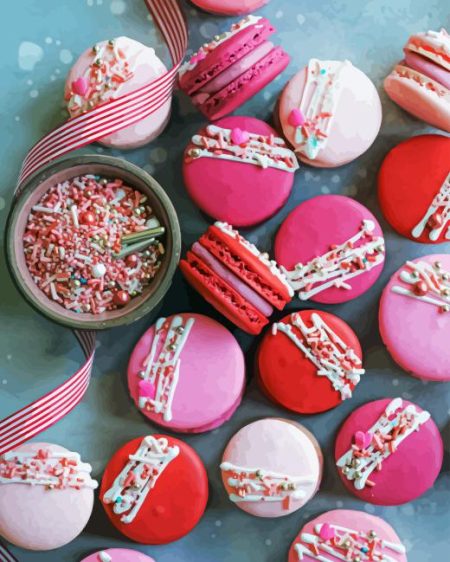 Pink Macarons Diamond Painting