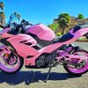 Pink Motorcycle Diamond Painting