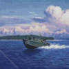 Pt Boat Diamond Painting