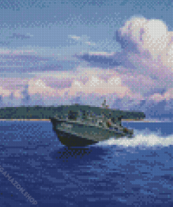 Pt Boat Diamond Painting