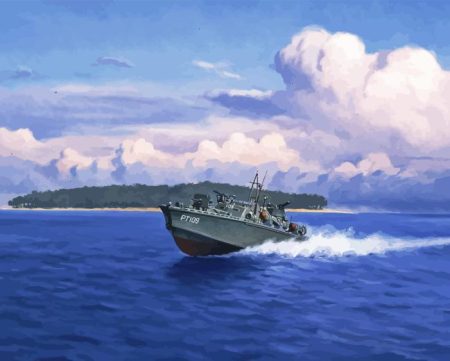Pt Boat Diamond Painting