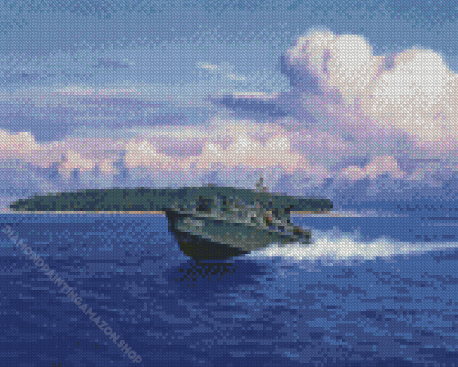 Pt Boat Diamond Painting