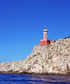 Punta Carena Lighthouse Diamond Painting