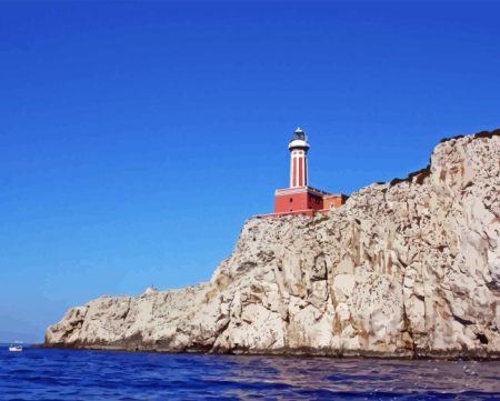 Punta Carena Lighthouse Diamond Painting