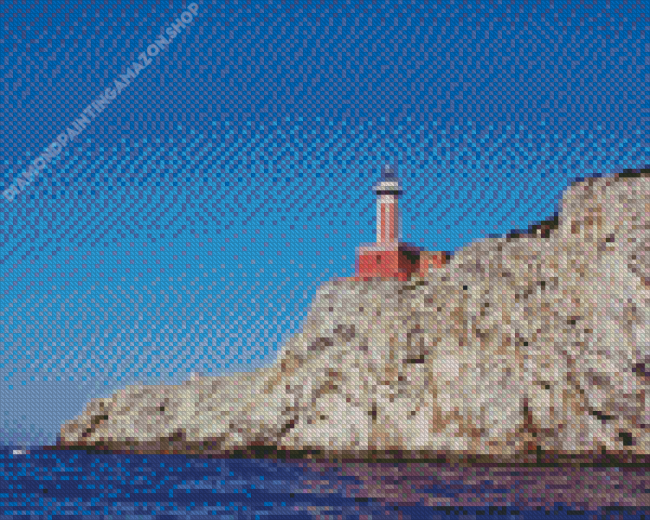 Punta Carena Lighthouse Diamond Painting