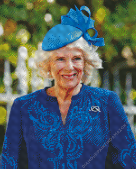 Queen Camilla Diamond Painting
