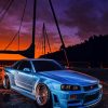 R34 Skyline Gtr Diamond Painting