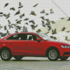 Red Audi A3 Diamond Painting